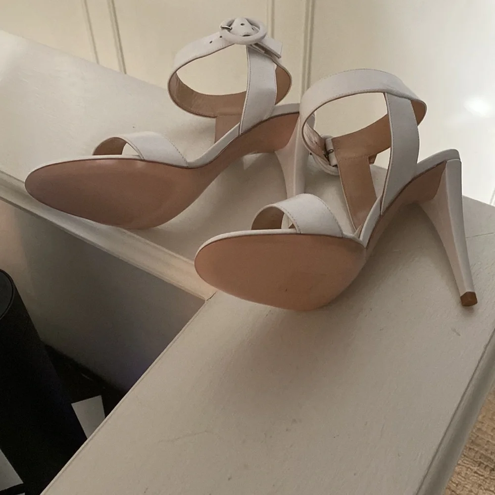 Gianvito Rossi White high heel sandals